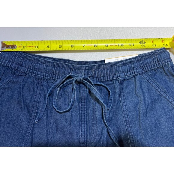 Style & Co. Womens Size Small Shorts Pull-On Mid Rise Dark Chambray - Picture 3 of 10